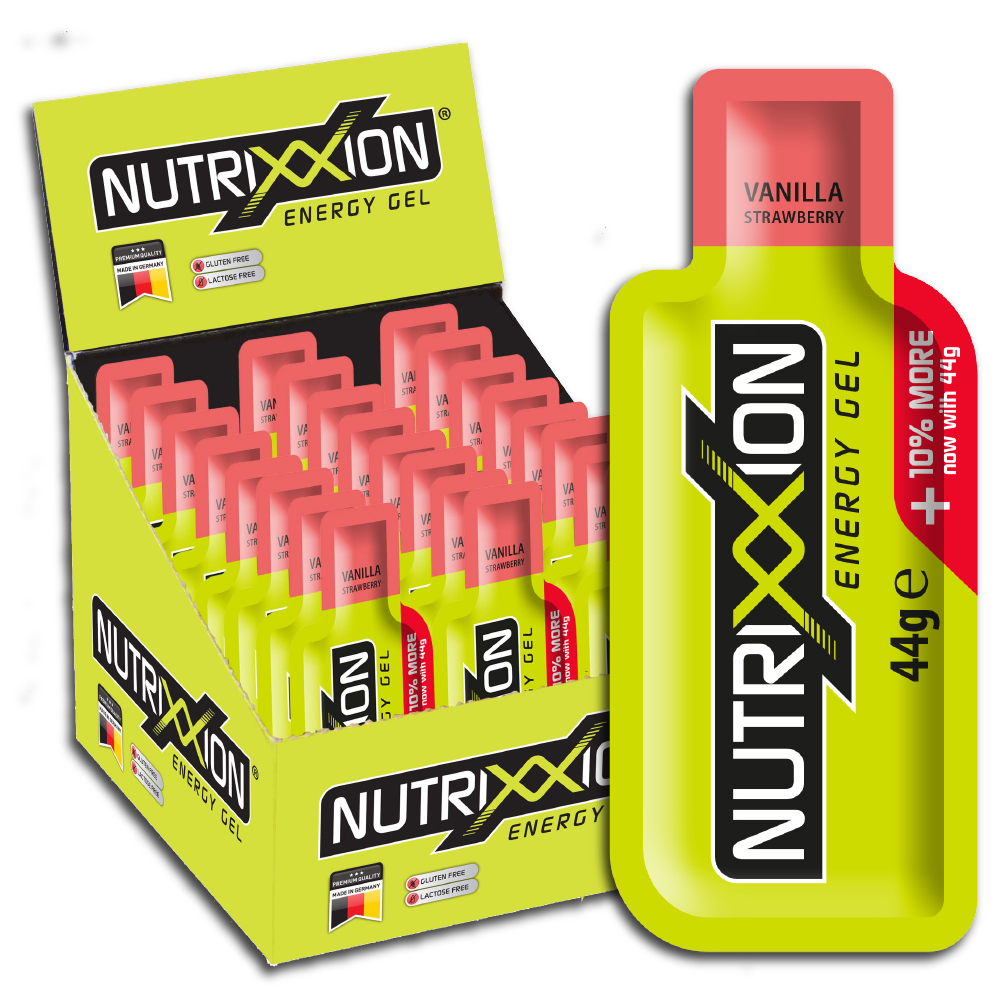 NUTRIXXION Énergie Gel 24 x 44g
Vanilla-Strawberry
