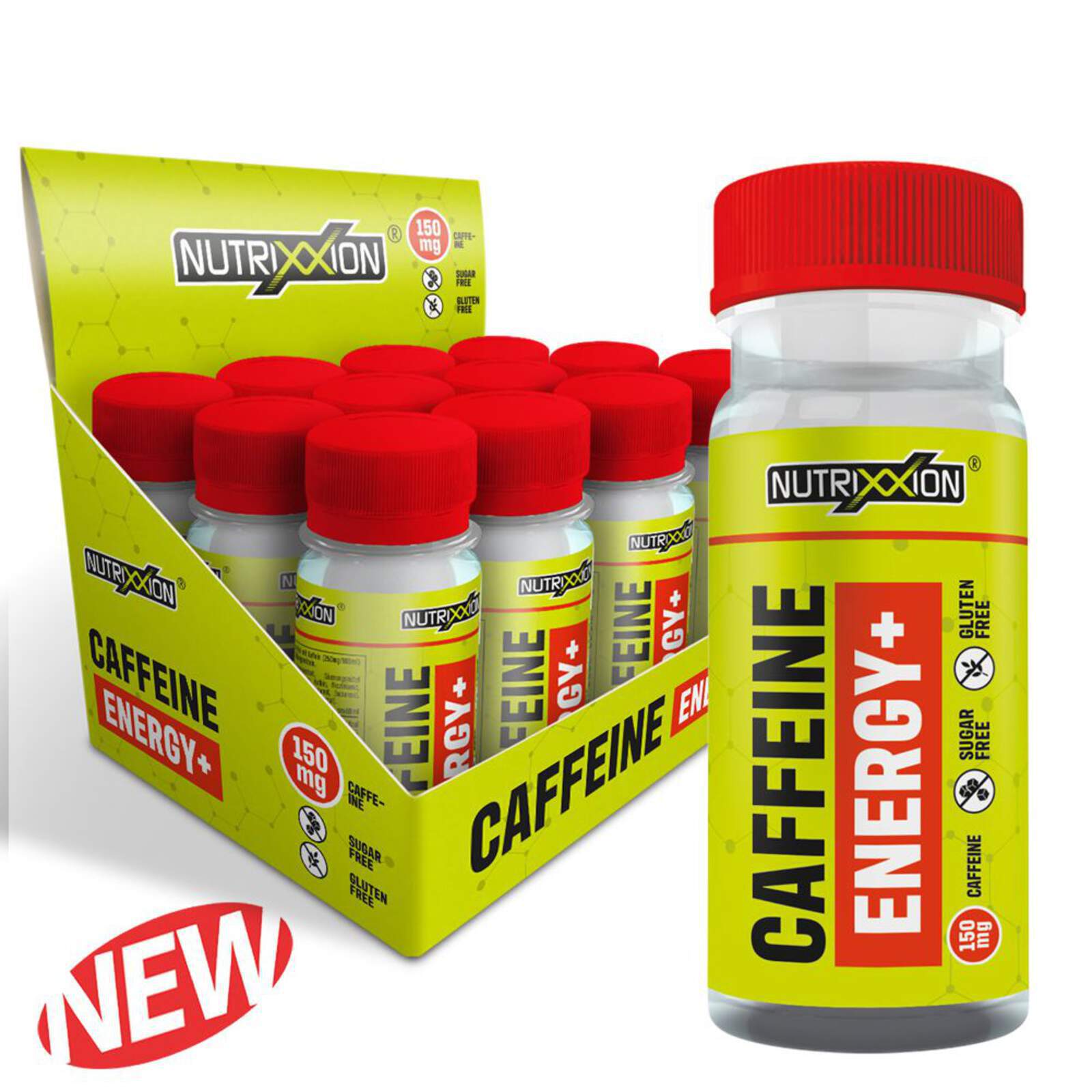 NUTRIXXION Caffeine Shot with Beta Alanin NEM Energy Multifruit 12 x 60ml