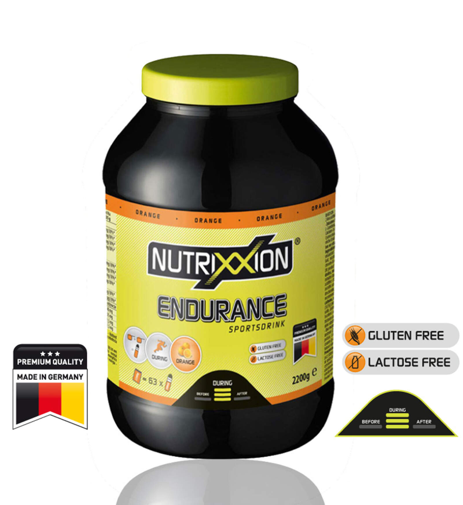 NUTRIXXION Énergie Boisson Endurance
Orange 2200g
